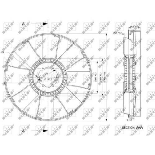 NRF L&uuml;fterrad, Motork&uuml;hlung 49823