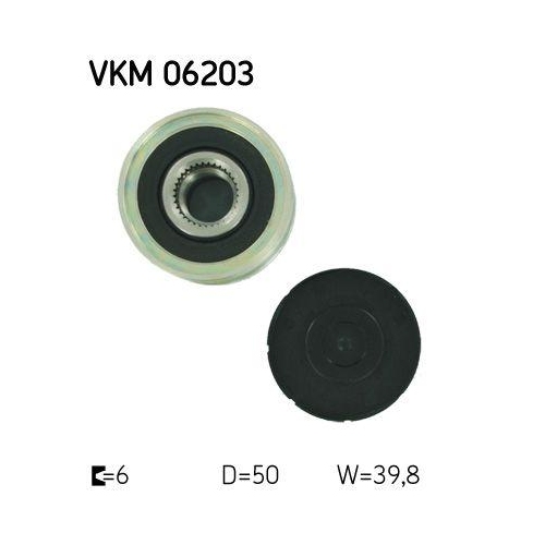 SKF Generatorfreilauf VKM 06203