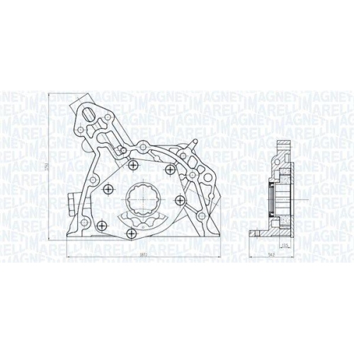 MAGNETI MARELLI &Ouml;lpumpe 351516000143