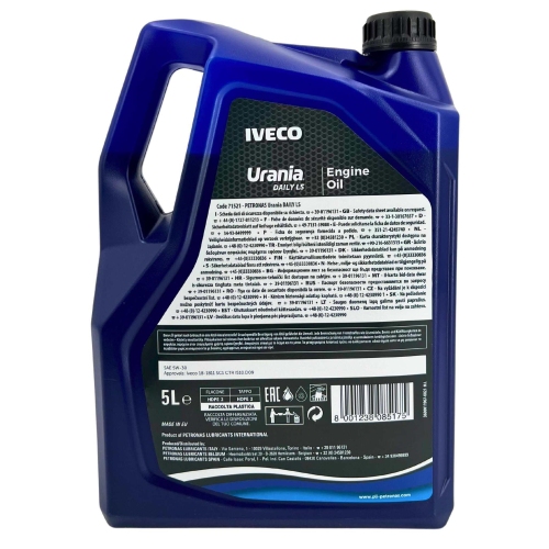 Motor&ouml;l Motoren&ouml;l Iveco Urania Daily LS 5W-30 - 5 Liter Kanister 71521MH2EU
