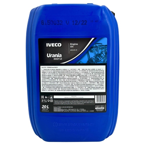 Motor&ouml;l Motoren&ouml;l Iveco Urania Daily LS 5W-30 20 Liter 71521RH1EU