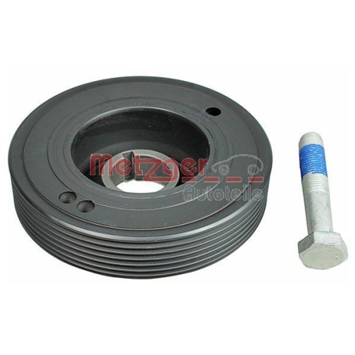 METZGER Riemenscheibe, Kurbelwelle KIT + 6400012