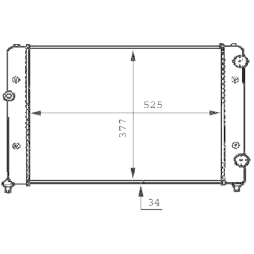 MAHLE Kühler, Motorkühlung BEHR *** PREMIUM LINE *** CR 507 000P
