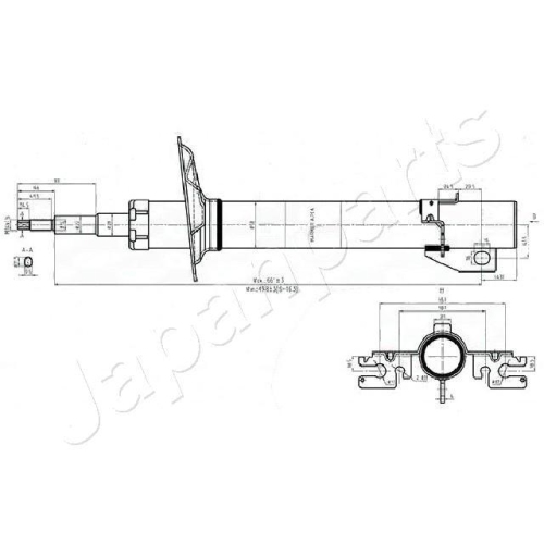 JAPANPARTS Sto&szlig;d&auml;mpfer MM-00552