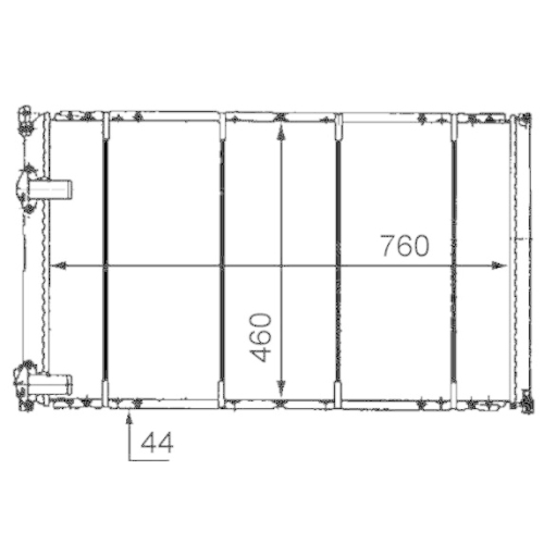 MAHLE K&uuml;hler, Motork&uuml;hlung BEHR CR 526 000S