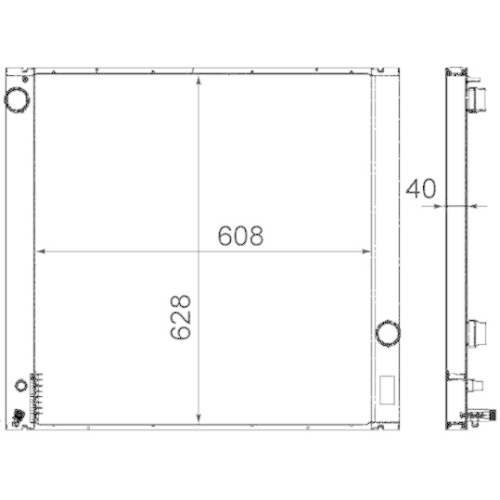 MAHLE K&uuml;hler, Motork&uuml;hlung BEHR *** PREMIUM LINE *** CR 530 000P