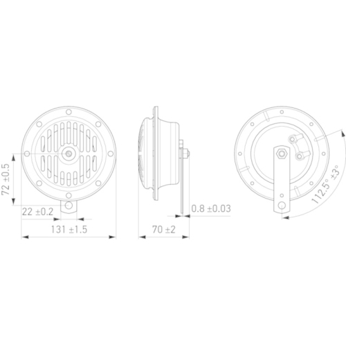 HELLA Horn 3CA 004 811-031