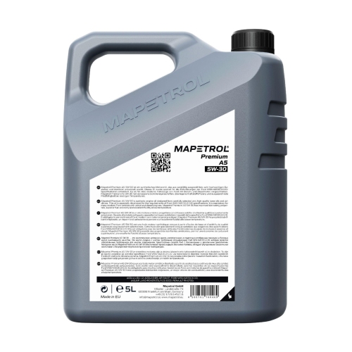 Motor&ouml;l Motoren&ouml;l Mapetrol Premium A5 5W-30 - 5 Liter Kanister MAP0130