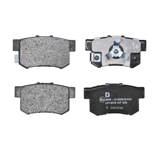 DELPHI Bremsbelagsatz, Scheibenbremse LP1972