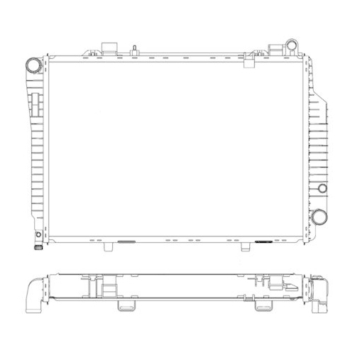MAHLE Kühler, Motorkühlung BEHR *** PREMIUM LINE *** CR 249 000P