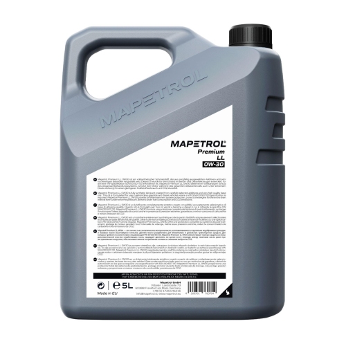 Motor&ouml;l Motoren&ouml;l Mapetrol Premium LL 0W-30 - 5 Liter Kanister MAP0097