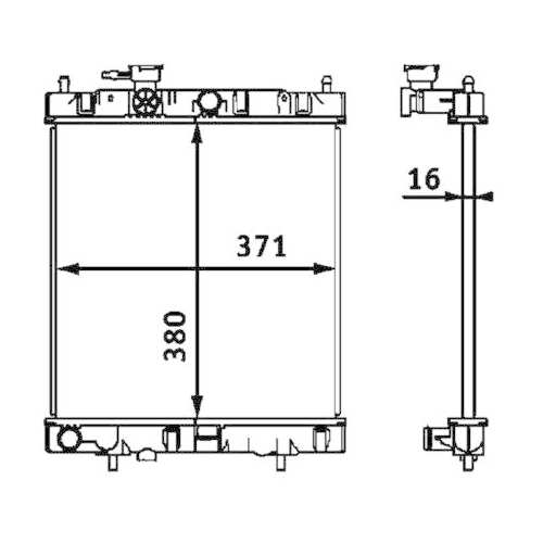 MAHLE K&uuml;hler, Motork&uuml;hlung BEHR CR 540 000S