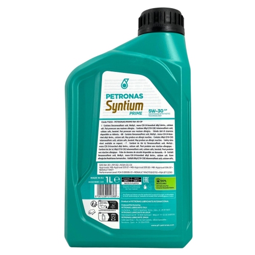 Motor&ouml;l Motoren&ouml;l Petronas Syntium Prime CP 5W-30 1 Liter 71233E18EU