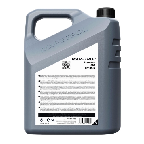 Motor&ouml;l Motoren&ouml;l Mapetrol Premium MB 5W-40 - 5 Liter Kanister MAP0159