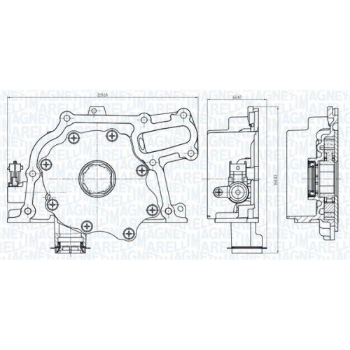 MAGNETI MARELLI &Ouml;lpumpe 351516000161