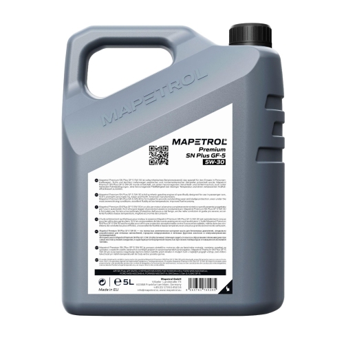 Motor&ouml;l Motoren&ouml;l Mapetrol Premium SN Plus GF-5 5W-30 - 5 Liter Kanister MAP0139