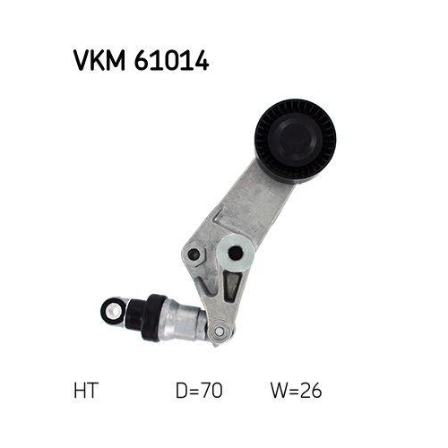 SKF Riemenspanner, Keilrippenriemen VKM 61014
