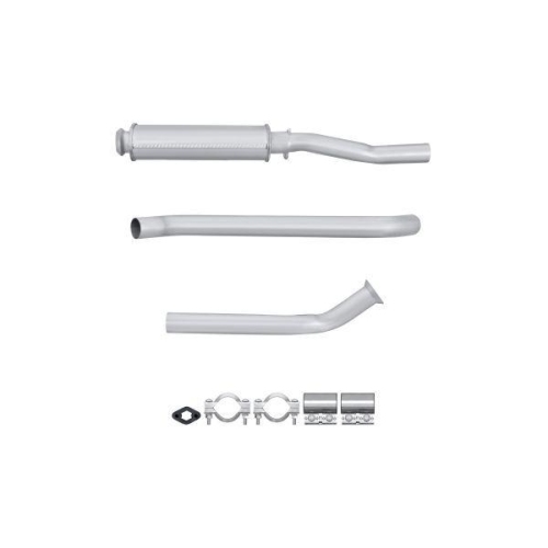HELLA Mittelschalld&auml;mpfer Easy2Fit &ndash; PARTNERED with Faurecia 8LC 366 024-981