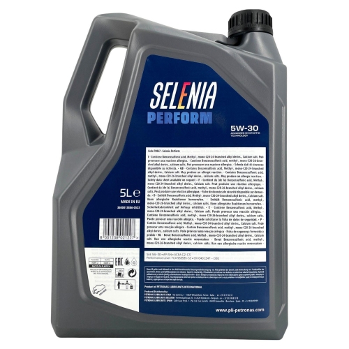 Motor&ouml;l Motoren&ouml;l Selenia Perform 5W-30 5 Liter 70867M12EU