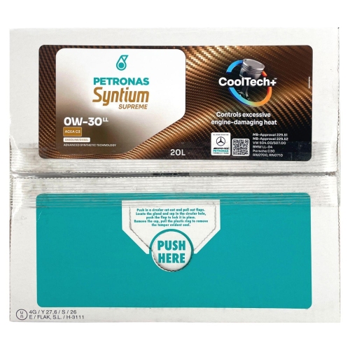 Motor&ouml;l Petronas Syntium Supreme LL 0W-30 20 Liter BAG-IN Box 71226RY1EU