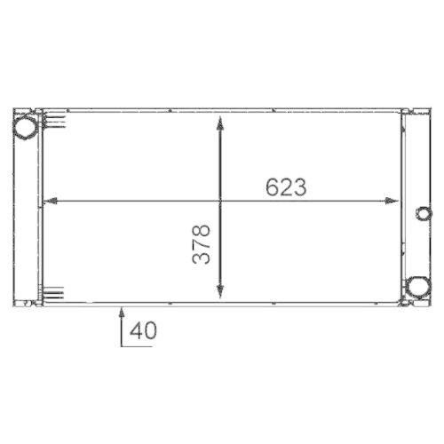MAHLE Kühler, Motorkühlung BEHR *** PREMIUM LINE *** CR 572 000P