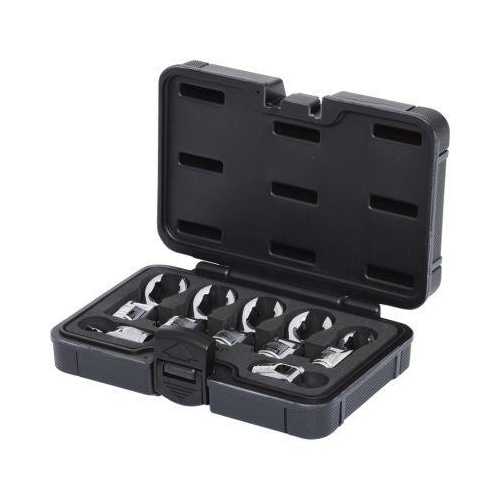 3/8 Zoll Gelenk-Ringschl&uuml;ssel-Stecknuss-Satz (offen), 7-tlg KS TOOLS 911.1710