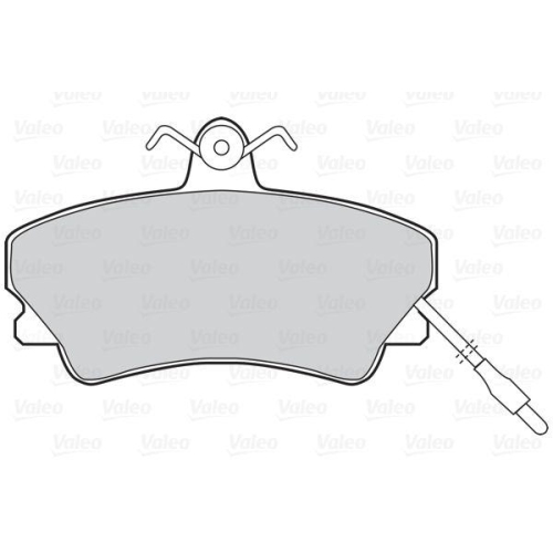 VALEO Bremsbelagsatz, Scheibenbremse FIRST 302017