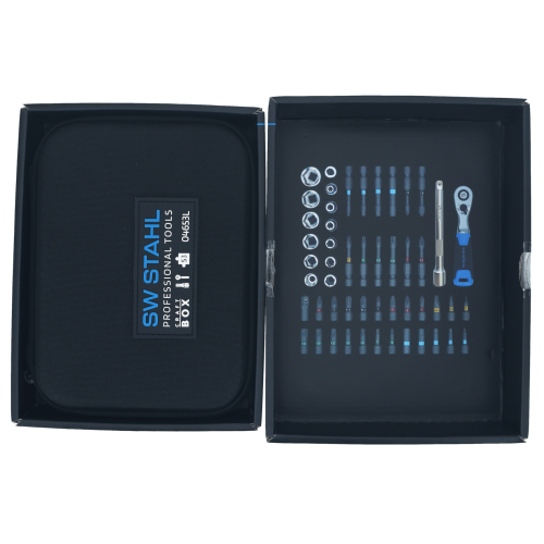 CRAFT BOX Bitsatz, kompakt, 1/4 Zoll 53-teilig SW Stahl 04653L