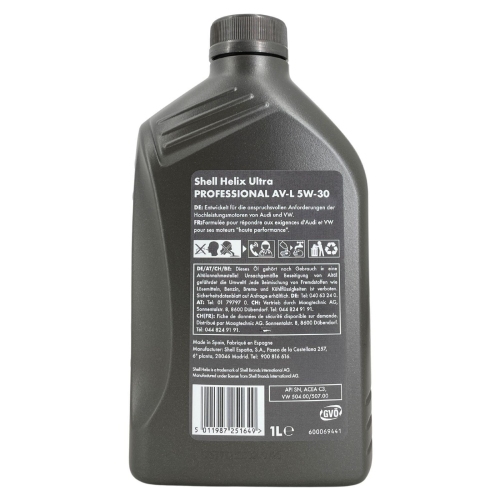 Motor&ouml;l Motoren&ouml;l Shell Helix Ultra Professional AV-L 5W-30 - 1 Liter 550040566