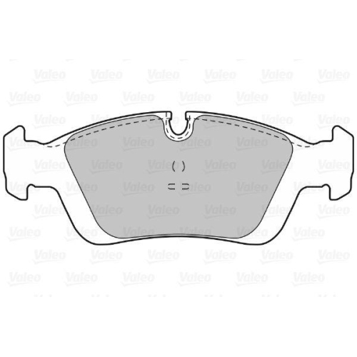 VALEO Bremsbelagsatz, Scheibenbremse 598018