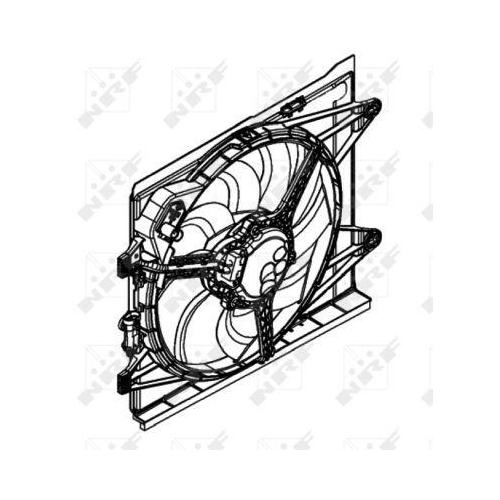 NRF L&uuml;fter, Motork&uuml;hlung 47597