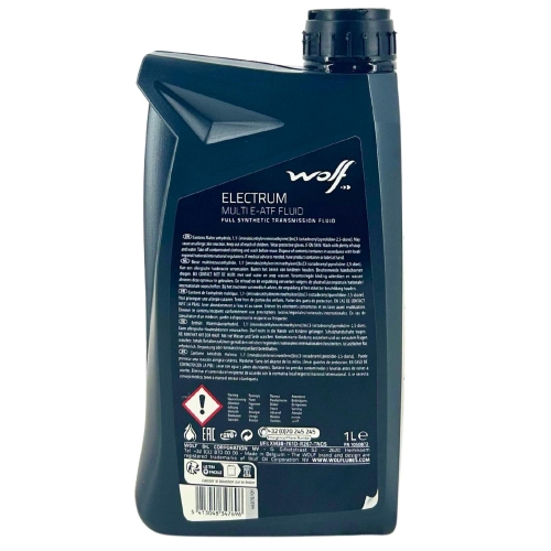 Automatikgetriebe&ouml;l Wolf Electrum Multi E-ATF Fluid - 1 Liter Flasche 1050872