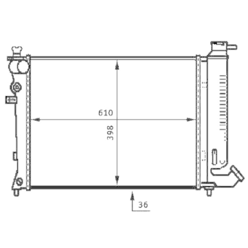 MAHLE K&uuml;hler, Motork&uuml;hlung BEHR CR 497 000S