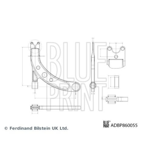 BLUE PRINT Lenker, Radaufh&auml;ngung ADBP860055