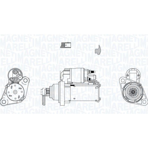 MAGNETI MARELLI Starter 063721324010