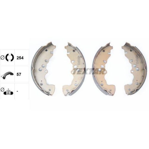 TEXTAR Bremsbackensatz 91083600