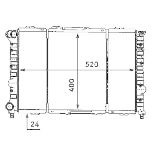 MAHLE K&uuml;hler, Motork&uuml;hlung BEHR CR 519 000S