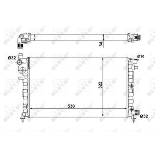 NRF K&uuml;hler, Motork&uuml;hlung Economy Class 509502A