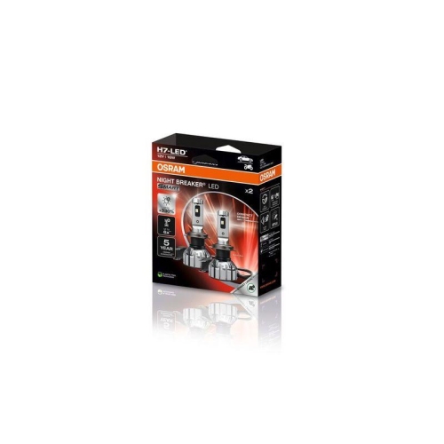 ams-OSRAM Gl&uuml;hlampe, Fernscheinwerfer NIGHT BREAKER&reg; LED SMART H7 64210DWNBSM-2HB