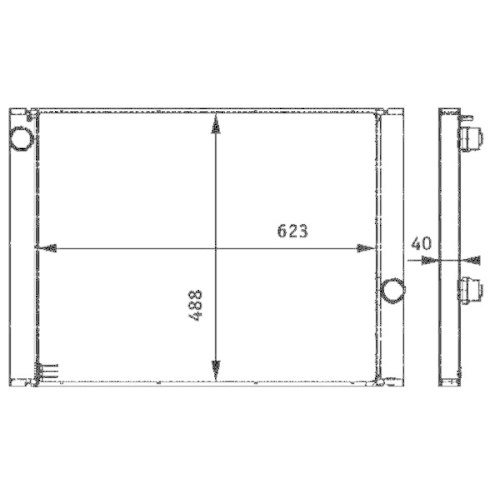 MAHLE Kühler, Motorkühlung BEHR *** PREMIUM LINE *** CR 582 000P