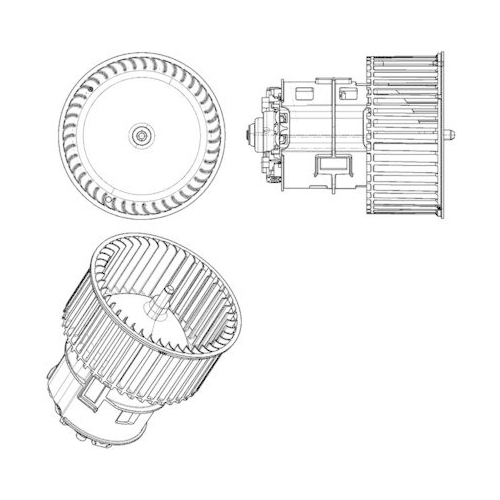 MAHLE Innenraumgebläse BEHR *** PREMIUM LINE *** AB 183 000P
