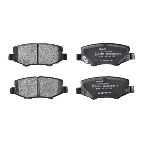 DELPHI Bremsbelagsatz, Scheibenbremse LP2172
