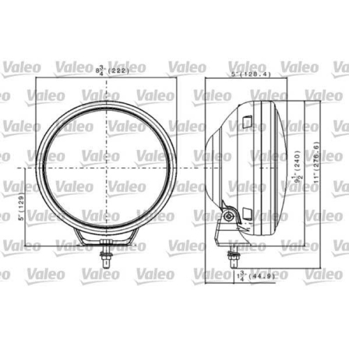 VALEO Fernscheinwerfer CIBIE SUPER OSCAR LED 045312
