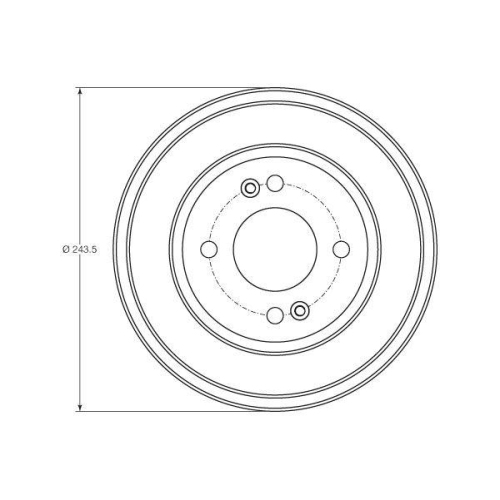 TRW Bremstrommel DB4401