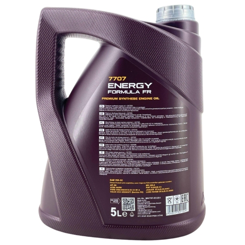 Motor&ouml;l Motoren&ouml;l Mannol Energy Formula FR 5W-30 5 Liter Kanister MN7707-5