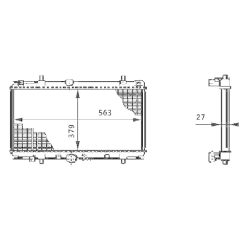MAHLE K&uuml;hler, Motork&uuml;hlung BEHR CR 590 000S