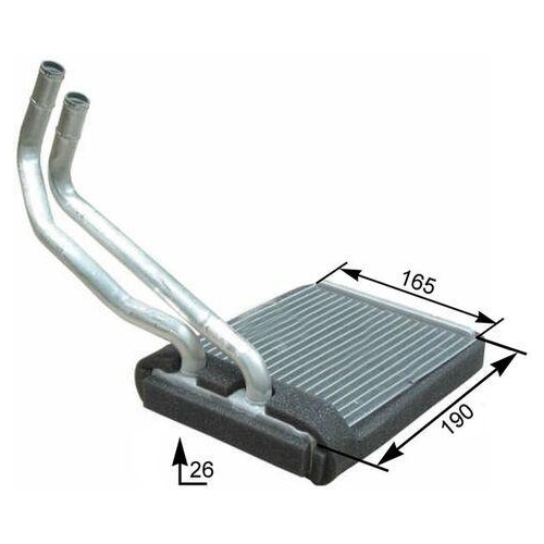 MAHLE W&auml;rmetauscher, Innenraumheizung BEHR *** PREMIUM LINE *** AH 177 000P
