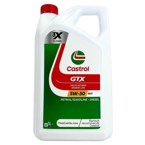 CASTROL GTX RN17 5W-30 - 8 Liter Motor&ouml;l Synthetisch 229.52 RN17 &Ouml;l Motoren&ouml;l