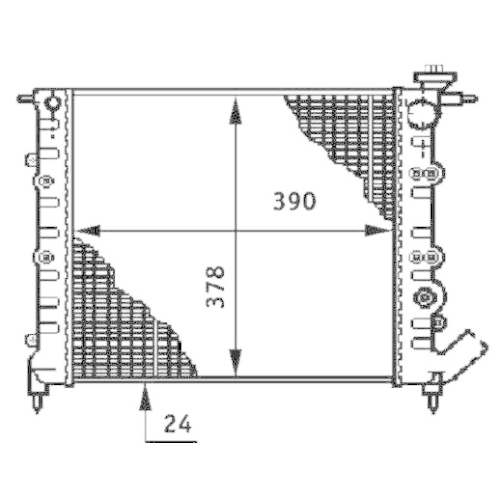 MAHLE K&uuml;hler, Motork&uuml;hlung BEHR CR 642 000S