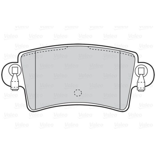 VALEO Bremsbelagsatz, Scheibenbremse FIRST 302034